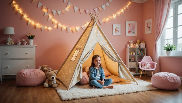 Tentes pour filles : des idées pour éveiller la créativité enfantine